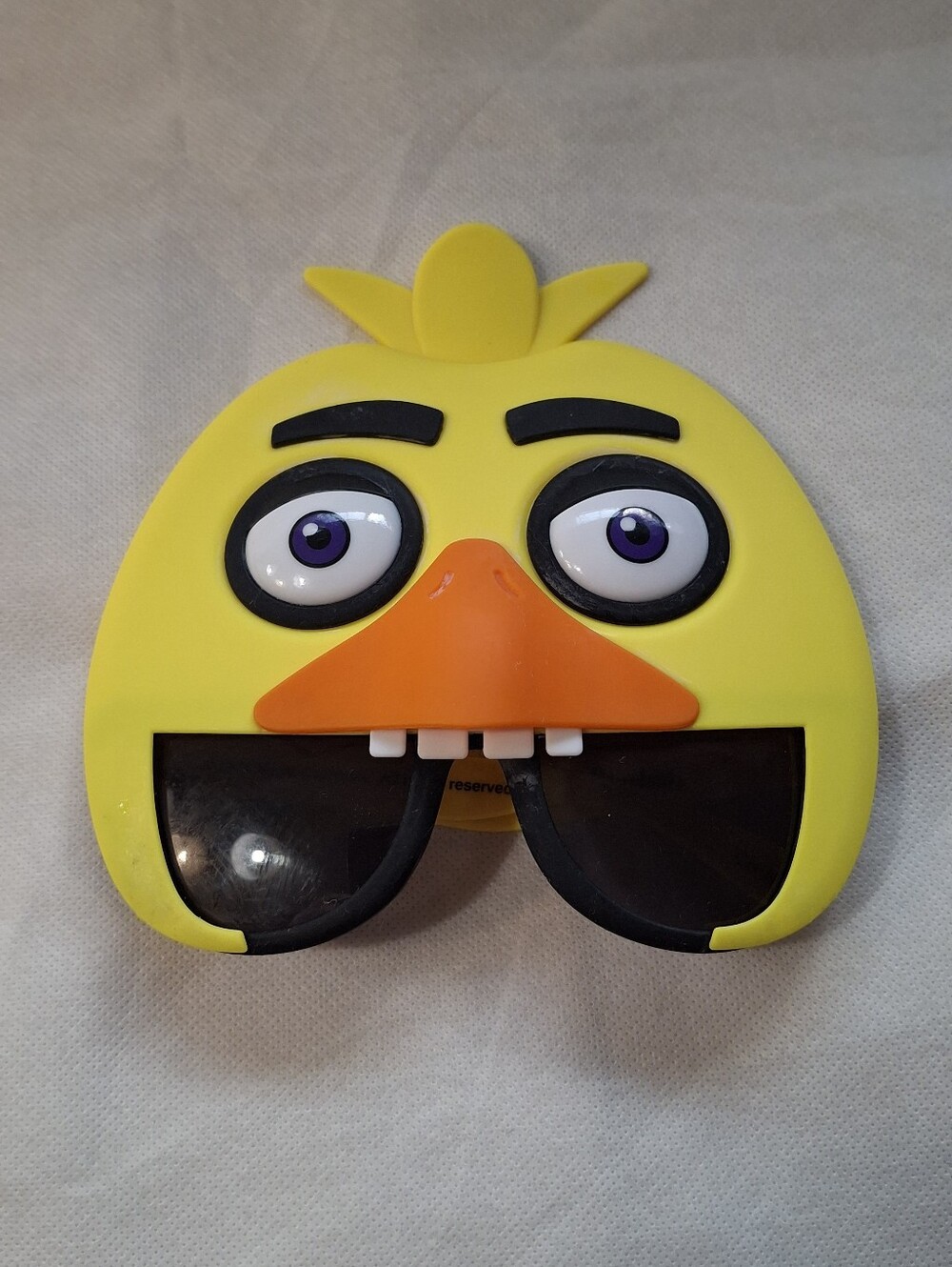 Five Nights At Freddy's Chica Novelty Sunglasses- Chicken Head Design